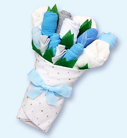 Baby Blossom® Blue Layette Bouquets